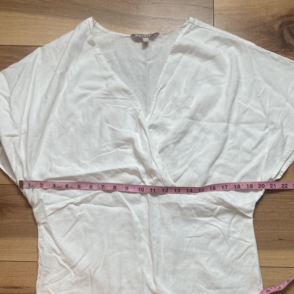 Athleta White Cross Front Luxe Wrap Kaftan - Picture 4 of 9